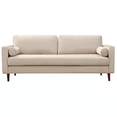 Canapea Trendy Roma Bej, 90x70x215cm (3 locuri)