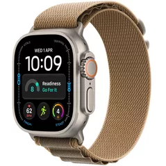 Смарт часы Apple Watch Ultra 4 GPS Cellular 49mm Natural Titanium Case with Desert Alpine Loop S MJAE4