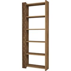 Raft de birou Trendy Oras, Nuc, Nuc 64x170x24cm, raft de carti