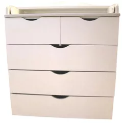 Комод-пеленатор PernaMea HappyBaby Pro (5sert) 800x1030 DSP alb (118153-B)
