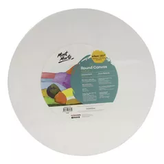 Set de creație Mont Marte CMRD0040 Panza pe sasiu Signature Round, 40x40cm