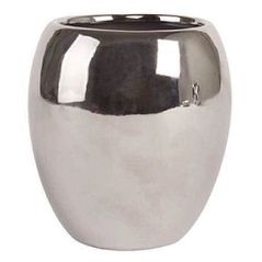 Pahar pentru periuțe de dinți MSV 52199 Dahkla, argintiu, din ceramica