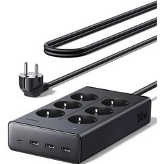Filtru electric Ugreen 75141 20W 6-Outlet Power Strip | S622, Black