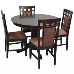 Комплект стол и стулья Evelin di Costacurta стол Capella Chocolate + 4 стулa Deepa R Chocolate/Brown