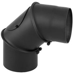 Дымоход miscellaneous Cot cu revizie la cos de fum negru 0-90 D180