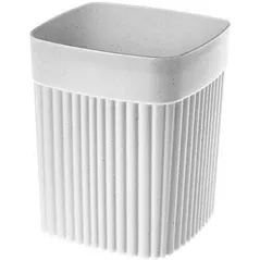 Стакан для зубных щёток Бытпласт 45502 Стакан-органайзер Econova Velvet 11cm, серый