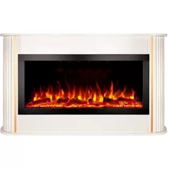 Камин электрический ArtFlame Rondo white & Haven 40, 800x1400x300mm