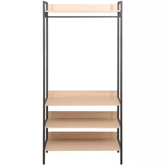 Вешалка для одежды Deco Portant Haine Capitol 4 nivele 840x400xH1800 Stejar M37/Black