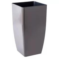 Ghiveci pentru flori Aleana 115037 Cvadro 22x22x41.5 cm, cappuccino