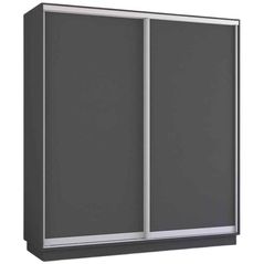 Dulap Mobildor-Lux Fox uși glisante din PAL (180x60x240H cm) Anthracite