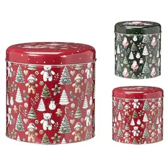 Новогодний декор Promstore 20283.1 Cutie de Craciun D20cm, H20cm Brazi, ursuleti, metal