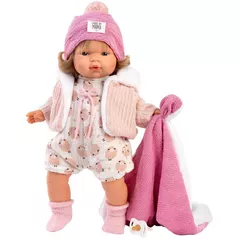 Кукла Llorens 38572 Lola Llorona Mantita 38см