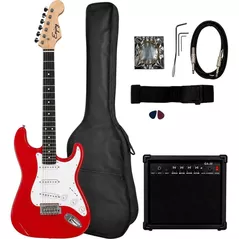 Chitară Enjoy ST-200RED Set