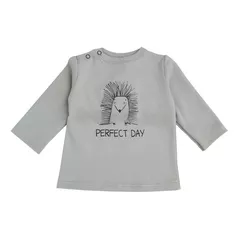 Haine pentru copii Minikin 242290374 Hedgehog Лонгслив серый 6-9мес