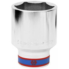 Set de tubulare, bite, duze King Tony Cap tubular adânc 623554M, 54 mm, 6 vârfuri, 3/4"