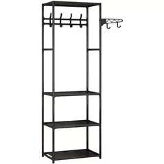 Cuier pentru haine 4Life AT129 55x36x170cm Black