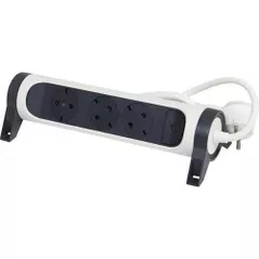 Фильтр электрический Legrand 694527 Bloc Mutifunctional 3x2P+T(1 5M-3x1 5) Alb-Gri