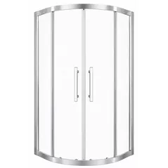 Душевая кабина MPN 29 018, 900X900X1900, INOX, fara cada, forma rotunda., sticla transparenta