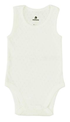 Haine pentru copii Minikin 25170568 Ажурный листик Боди-майка р-р68, молочный, унисекс