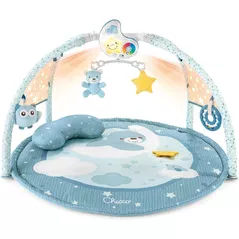 Коврик игровой Chicco 98662 Enjoy Colors, 3in1 cu proiectie, Blue pal, 0+ luni