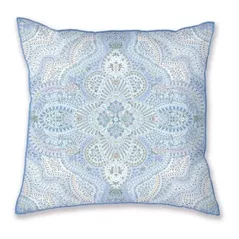 Set de perne si plapume Pip Studio 332427 Moon Flower Cushion 53x53 Light Blue
