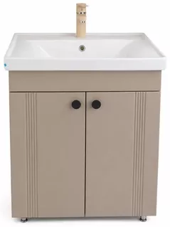 Dulap pentru lavoar Mashtab 12179 Palma (Sava) cu 2 uși 650x470x850 Capucino mat