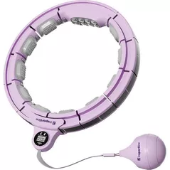 Инвентарь для гимнастики inSPORTline 11042 Cerc hoola hoop cu greutate (400 gr.) si contor digital, 69-105 cm 26290
