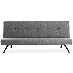 Canapea Trendy Zola Gri deschis, extensibila (3 locuri)