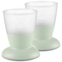 Seturi pentru hrănire bebelușilor BabyBjorn 072161A Set pahare Powder Green, 2 buc.