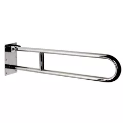 Accesoriu pentru baie Bisk 04787 Bara de aparare pliabila p/u persoane cu dizabilitati PRO 700mm, 25mm, inox, crom