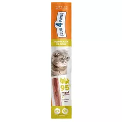 Hrană pentru animale de companie CLUB 4 PAWS 24230931 Снек Premium для кошек, индейка-кролик, 50x5гр