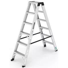 Лестница Cagsan EVR-PRO6 двухсторонняя стремянка, 2x6 ст, H=1.64m, макс.нагрузка150kg