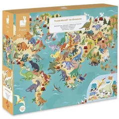 Пазл Janod J02679 Dinosaurs puzzle 200 pieces