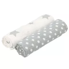 Аксессуар для пеленания New Baby 46898 Муслиновая пеленка Softy 90x110см