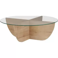 Журнальный столик Trendy Liya, Masuta de cafea, Sapphire Oak, 90x30x90cm