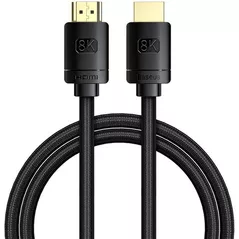 Cablu pentru AV Baseus CAKGQ-J01 HDMI to HDMI, V1.4, High Speed, 8K@60Hz 1M, High Definition Series, Black