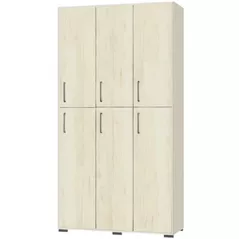 Офисный шкаф Tisam Шкаф 6-ти дверный для одежды 1059х405х2025 (6610)