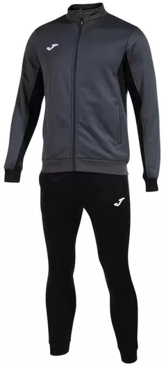 Îmbrăcăminte sport Joma Lisboa Tracksuit Anthracite Black (4XS) 103120.151
