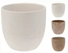 Цветочный горшок ProGarden 41635 Ghiveci pentru flori din ceramica D13x12cm (în sortiment)
