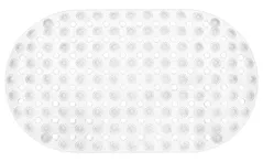 Covoraș de baie Bisk 05194 antiderapant, 39x69, alb, PURE