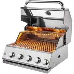 Мангал ArtFlame ERB410G pe gaz din otel inoxidabil