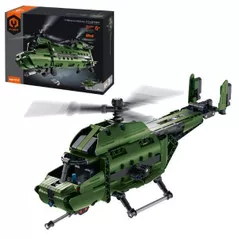 Конструктор iM.Master 6809 Elicopter Militar 2în1, Mechanical Master, 393pcs
