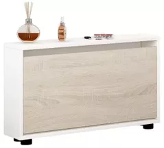 Полка для обуви Mobildor-Lux Leo Slim 50x16x47H cm White/Sonoma