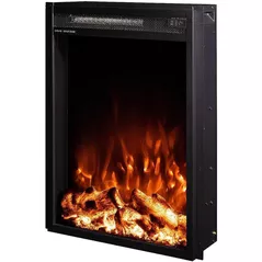 Șemineu electric ArtFlame Miriam, 600.6x496.2x135.6 mm, Negru