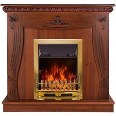 Камин электрический ArtFlame Napoli & Galileo Gold, 1035x1100x300 mm, Nuc inchis