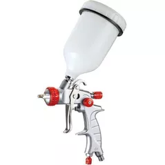 Aerograf Torin FARTA 1020B Краскопульт HVLP, верхний бачок 600мл, сопло 1.3мм (чёрный)