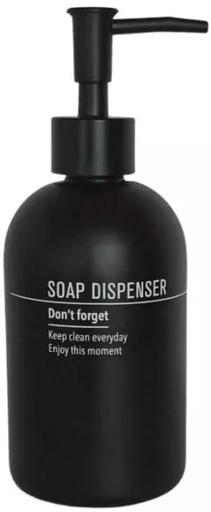 Dozator săpun Bisk 08176 SENTE, ceramica, negru