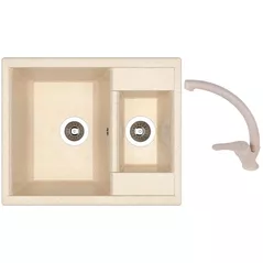 Мойка кухонная со смесителем Dr.Gans Astra 620K + SanDonna F 1069 bej