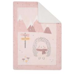Комплект подушек и одеял Kikka Boo 31103020145 Paturica super moale Sherpa Hedge-Hugs, 80/110cm
