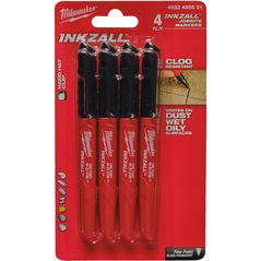Instrument de marcare Milwaukee 4932480551 Set marker negru INKZALL 4buc